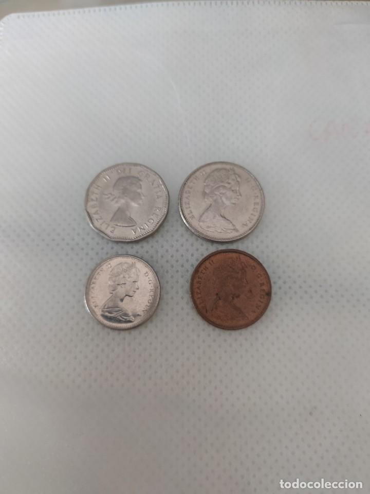 Monedas antiguas de Am&eacute;rica: 4 MONEDAS CANAD&Aacute; - Foto 2