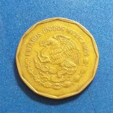 Monete antiche di America: MONEDA DE MÉXICO. VEINTE - 20 CENTAVOS. AÑO 1998
