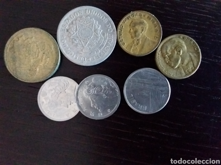 Monedas antiguas de Am&eacute;rica: Lote de 37 monedas de Brasil - Foto 7
