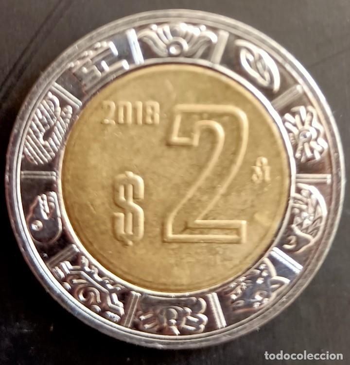 Monedas antiguas de Am&eacute;rica: 2 Pesos 2018 - M&eacute;jico - Foto 1