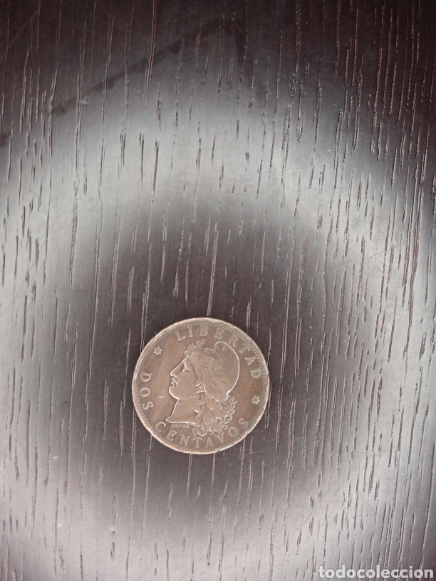 Monedas antiguas de Am&eacute;rica: Argentina, moneda 2 centavos 1888 - Foto 2