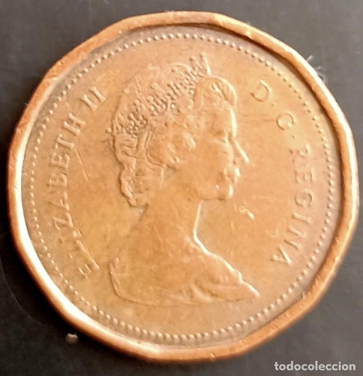Monedas antiguas de Am&eacute;rica: 1 Cent 1986 - Canad&aacute; - Foto 2
