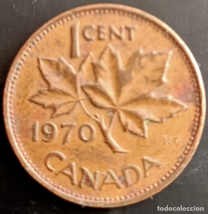 Monedas antiguas de Am&eacute;rica: 1 Cent 1970 - Canad&aacute; - Foto 1