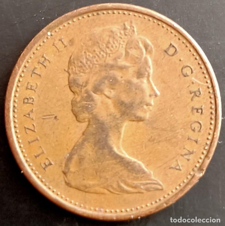 Monedas antiguas de Am&eacute;rica: 1 Cent 1969 - Canad&aacute; - Foto 2