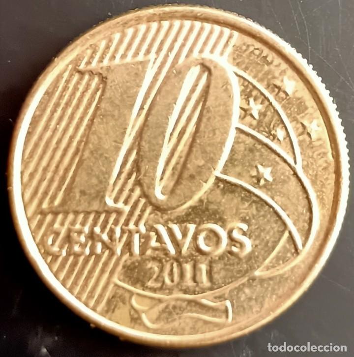 Monedas antiguas de Am&eacute;rica: 10 Centavos 2011 - Brasil - Foto 1