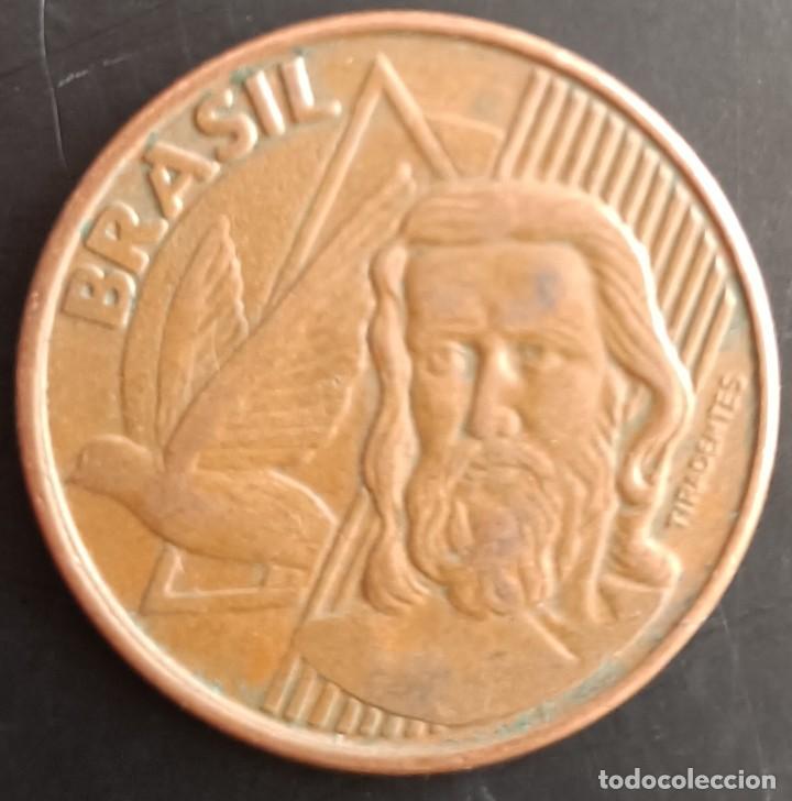 Monedas antiguas de Am&eacute;rica: 5 Centavos 2003 - Brasil - Foto 2