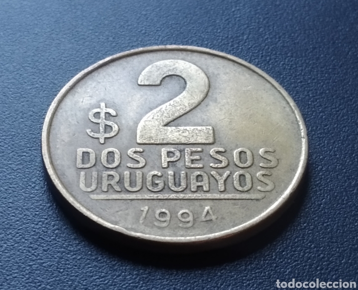Monedas antiguas de Am&eacute;rica: MONEDA - URUGUAY 2 PESOS 1994 - Foto 3