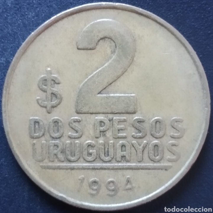 Monedas antiguas de Am&eacute;rica: MONEDA - URUGUAY 2 PESOS 1994 - Foto 1