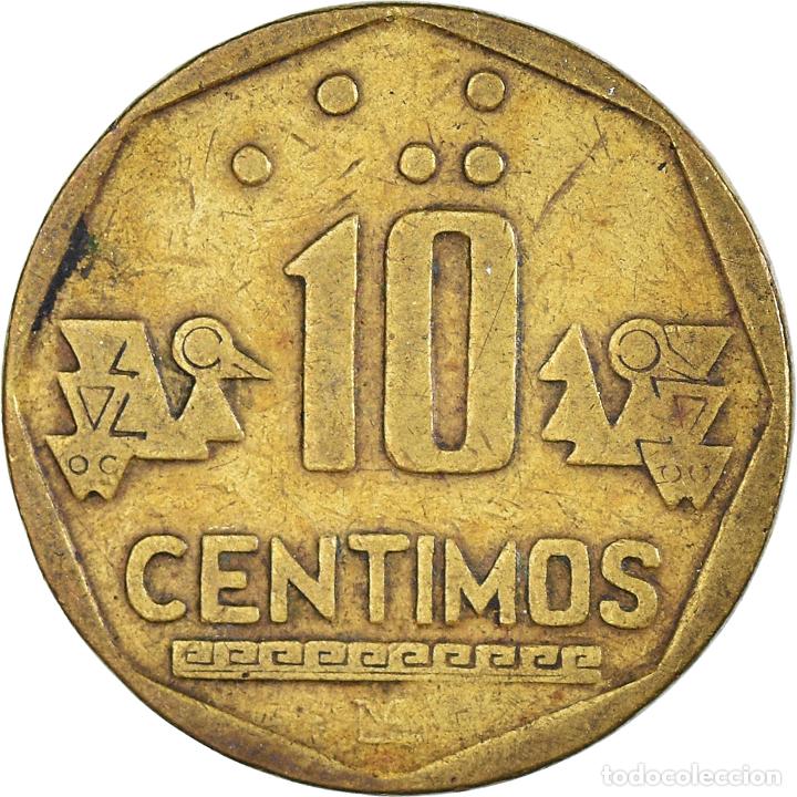 Monedas antiguas de Am&eacute;rica: [#1401909] Moneda, Per&uacute;, 10 Centimos, 1993 - Foto 2