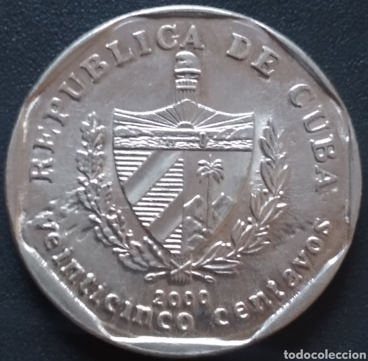 Monedas antiguas de Am&eacute;rica: MONEDA - CUBA 25 CENTAVOS 2000 - Foto 2