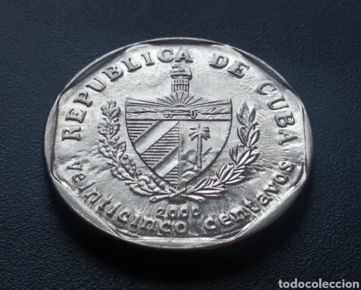 Monedas antiguas de Am&eacute;rica: MONEDA - CUBA 25 CENTAVOS 2000 - Foto 4