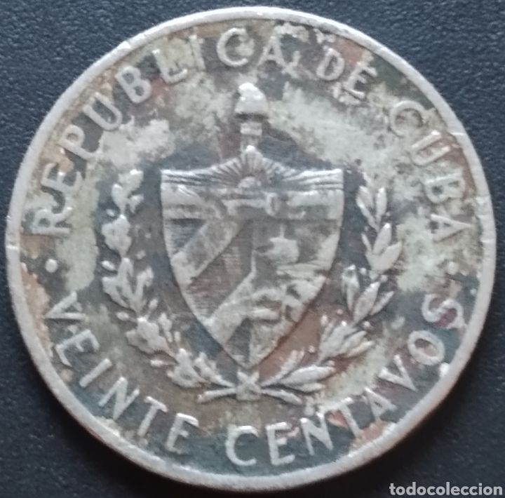 Monedas antiguas de Am&eacute;rica: MONEDA - CUBA 20 CENTAVOS 1962 - Foto 2
