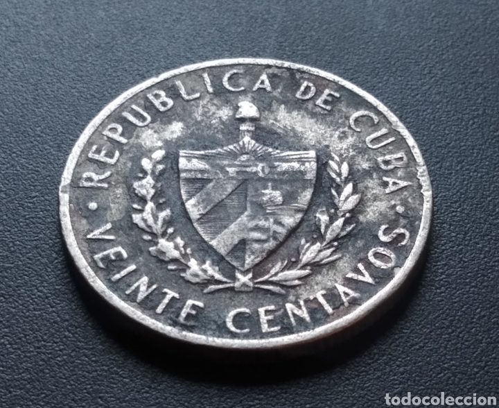 Monedas antiguas de Am&eacute;rica: MONEDA - CUBA 20 CENTAVOS 1962 - Foto 4