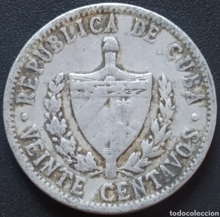 Monedas antiguas de Am&eacute;rica: MONEDA - CUBA 20 CENTAVOS 1969 - Foto 2