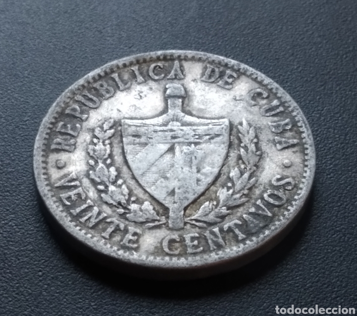 Monedas antiguas de Am&eacute;rica: MONEDA - CUBA 20 CENTAVOS 1969 - Foto 4