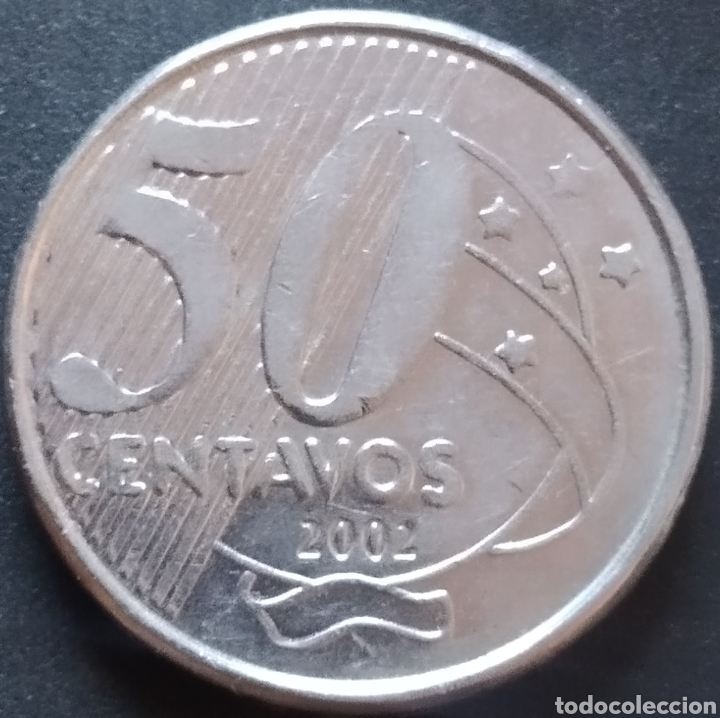 Monedas antiguas de Am&eacute;rica: MONEDA - BRASIL 50 CENTAVOS 2002 - Foto 1