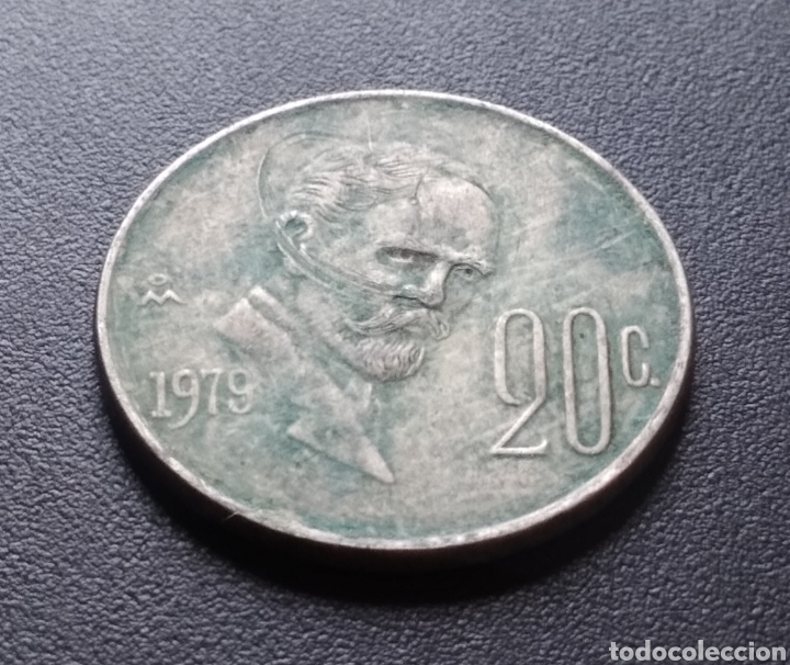 Monedas antiguas de Am&eacute;rica: MONEDA - MEXICO 20 CENTAVOS 1979 - Foto 3