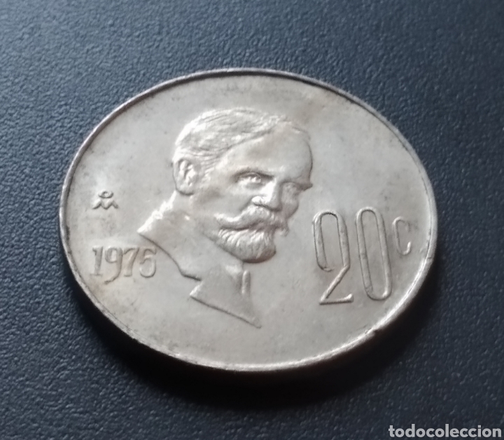 Monedas antiguas de Am&eacute;rica: MONEDA - MEXICO 20 CENTAVOS 1975 - Foto 3