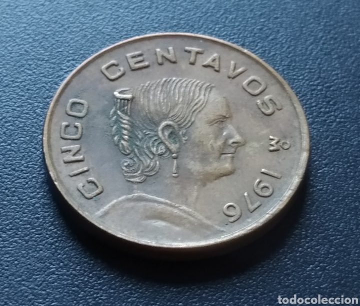 Monedas antiguas de Am&eacute;rica: MONEDA - MEXICO 5 CENTAVOS 1976 - Foto 3