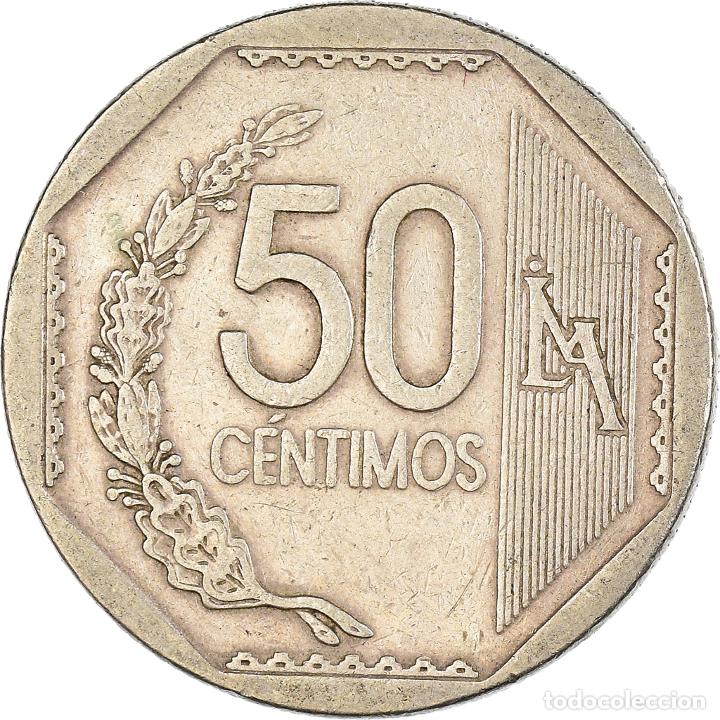 Monedas antiguas de Am&eacute;rica: [#1401914] Moneda, Per&uacute;, 50 Centimos, 2003 - Foto 2