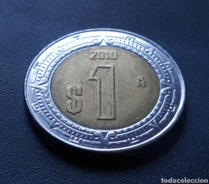 Monedas antiguas de Am&eacute;rica: MONEDA - MEXICO 1 PESO 2010 - Foto 3