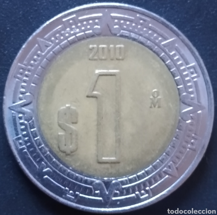 Monedas antiguas de Am&eacute;rica: MONEDA - MEXICO 1 PESO 2010 - Foto 1