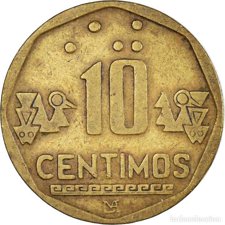 Monedas antiguas de Am&eacute;rica: [#1402017] Moneda, Per&uacute;, 10 Centimos, 1998 - Foto 2