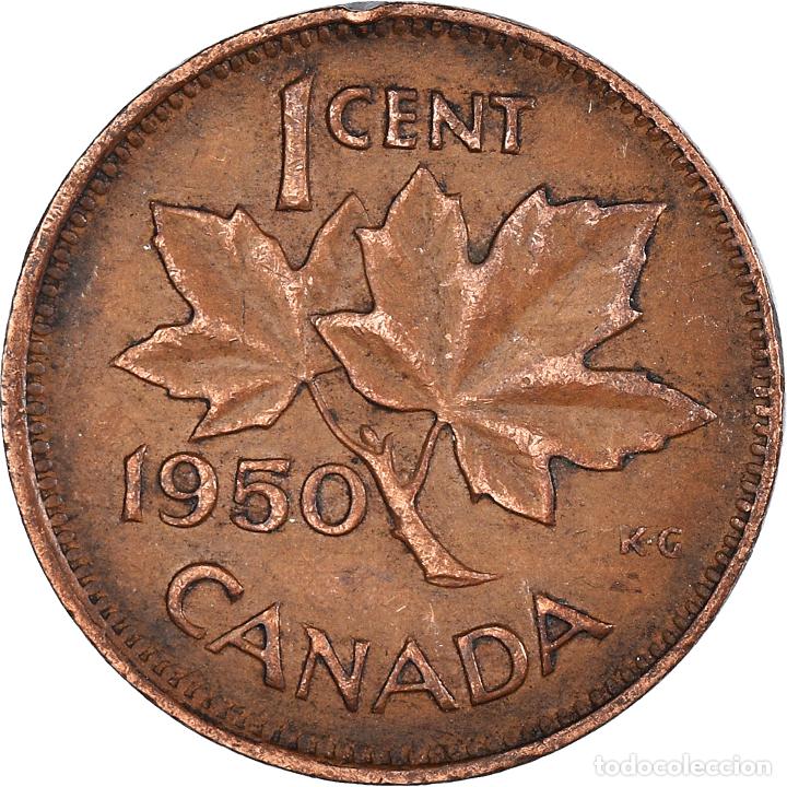 Monedas antiguas de Am&eacute;rica: [#1402360] Moneda, Canad&aacute;, Cent, 1950 - Foto 2