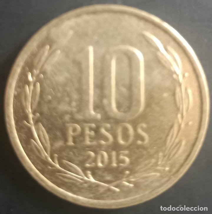 Monedas antiguas de Am&eacute;rica: 10 Pesos 2015 - Chile - Foto 1