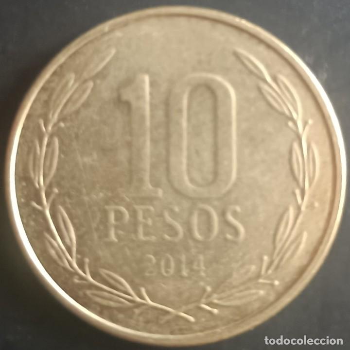 Monedas antiguas de Am&eacute;rica: 10 Pesos 2014 - Chile - Foto 1