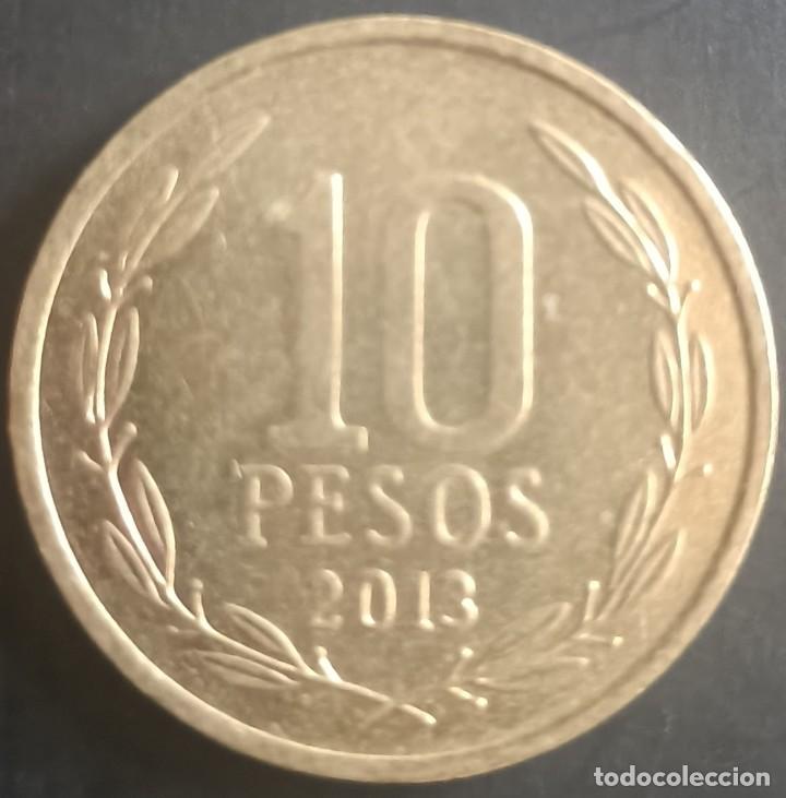 Monedas antiguas de Am&eacute;rica: 10 Pesos 2013 - Chile - Foto 1