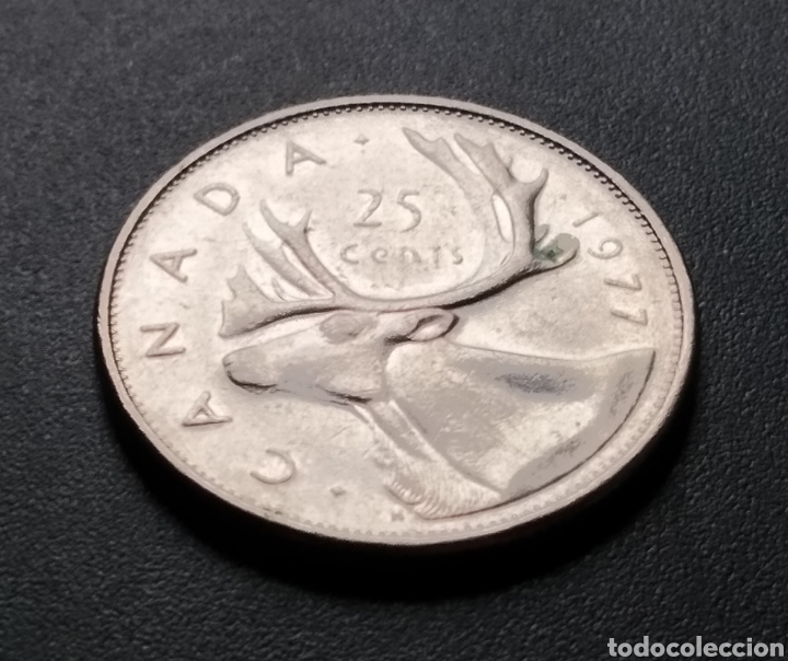 Monedas antiguas de Am&eacute;rica: MONEDA - CANADA 25 CENTS 1977 - Foto 3