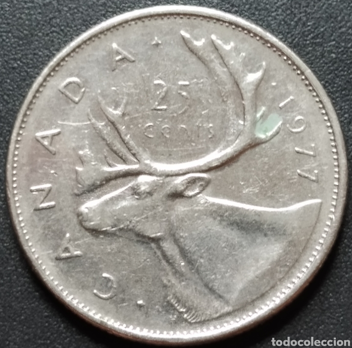 Monedas antiguas de Am&eacute;rica: MONEDA - CANADA 25 CENTS 1977 - Foto 1