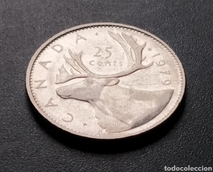 Monedas antiguas de Am&eacute;rica: MONEDA - CANADA 25 CENTS 1979 - Foto 3