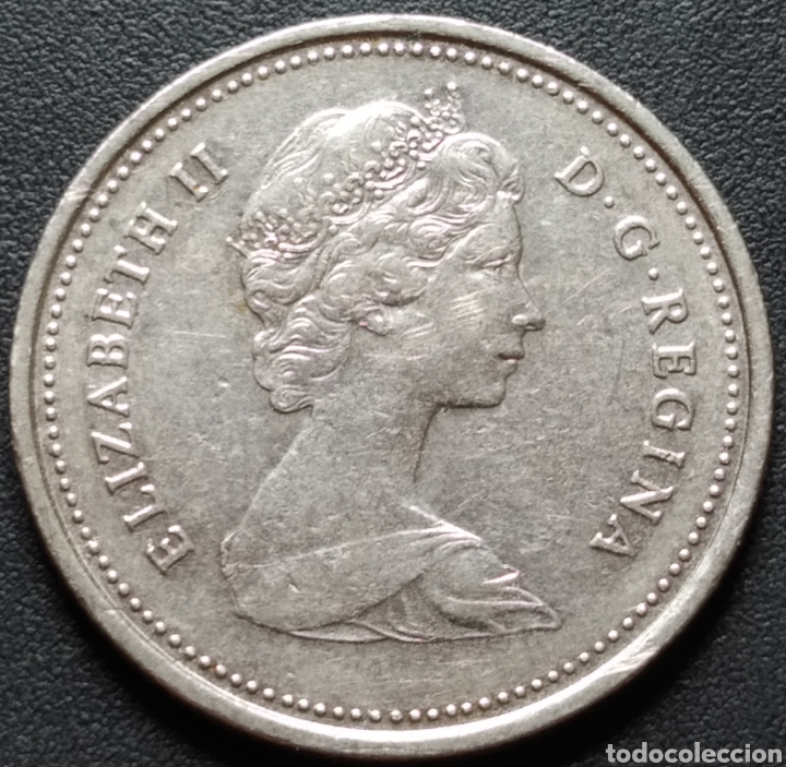 Monedas antiguas de Am&eacute;rica: MONEDA - CANADA 25 CENTS 1981 - Foto 2