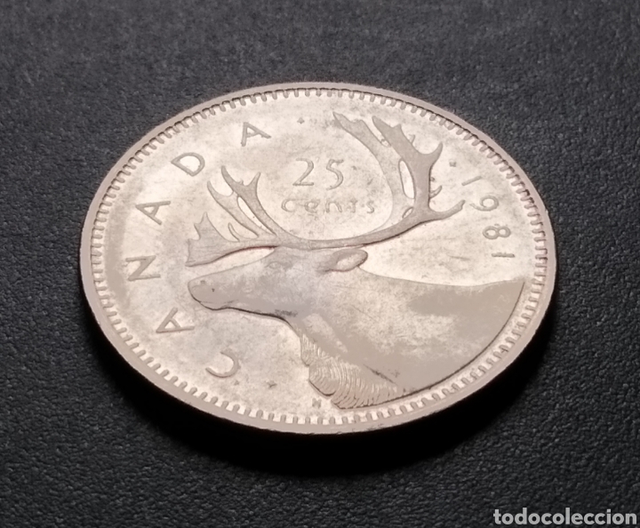 Monedas antiguas de Am&eacute;rica: MONEDA - CANADA 25 CENTS 1981 - Foto 3