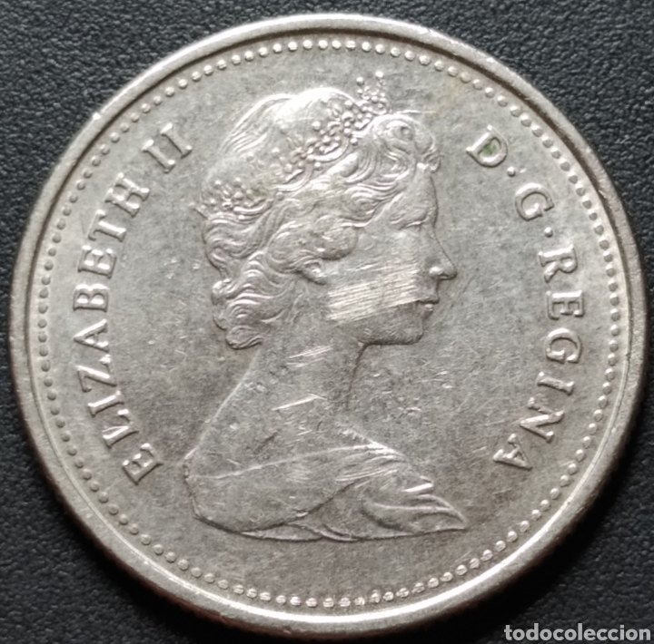 Monedas antiguas de Am&eacute;rica: MONEDA - CANADA 25 CENTS 1982 - Foto 2