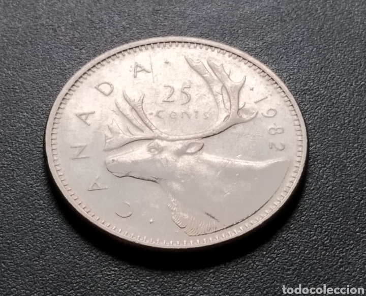 Monedas antiguas de Am&eacute;rica: MONEDA - CANADA 25 CENTS 1982 - Foto 3