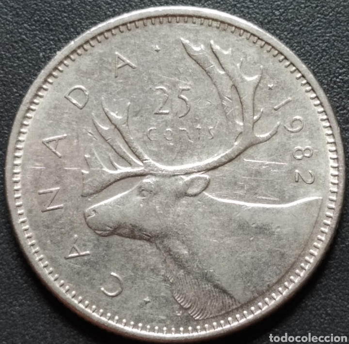 Monedas antiguas de Am&eacute;rica: MONEDA - CANADA 25 CENTS 1982 - Foto 1