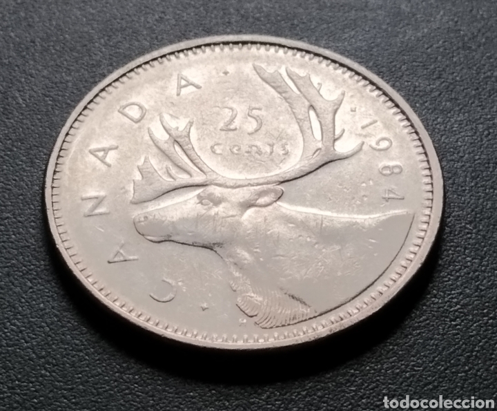 Monedas antiguas de Am&eacute;rica: MONEDA - CANADA 25 CENTS 1984 - Foto 3