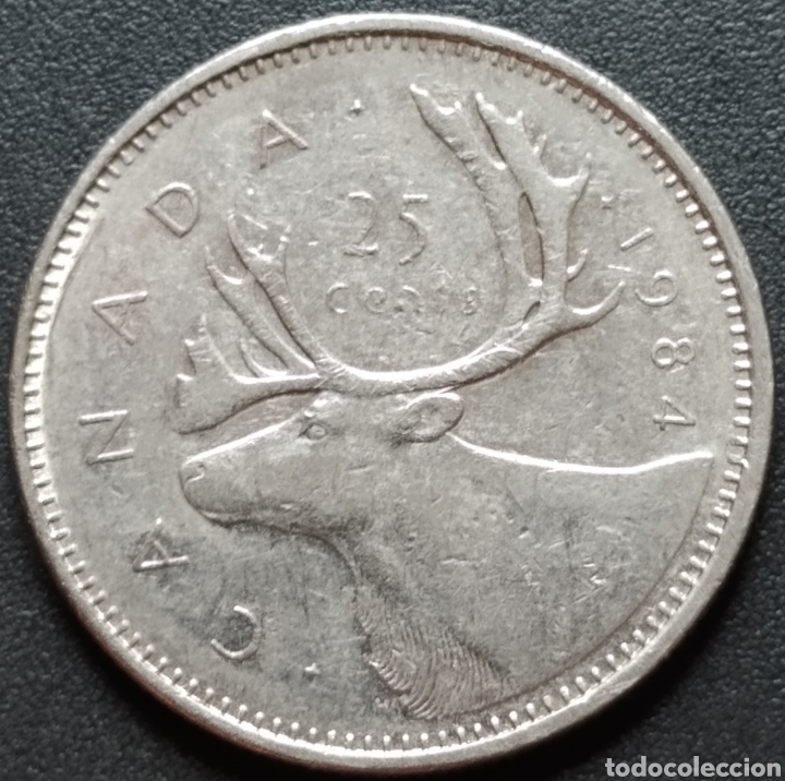 Monedas antiguas de Am&eacute;rica: MONEDA - CANADA 25 CENTS 1984 - Foto 1