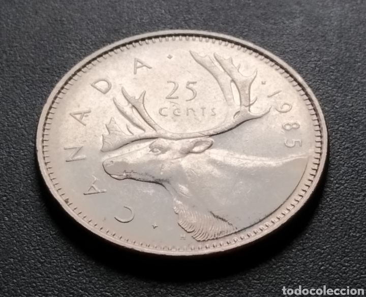 Monedas antiguas de Am&eacute;rica: MONEDA - CANADA 25 CENTS 1985 - Foto 3