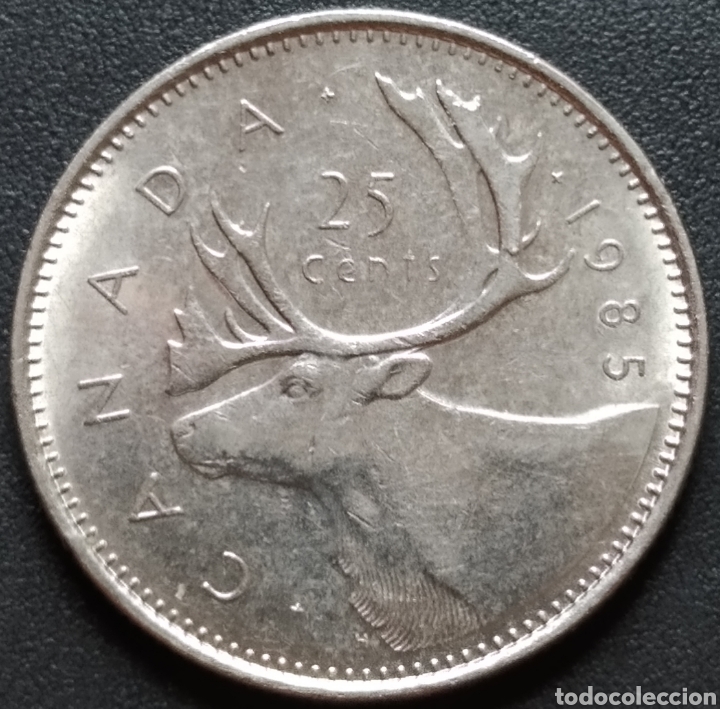 Monedas antiguas de Am&eacute;rica: MONEDA - CANADA 25 CENTS 1985 - Foto 1