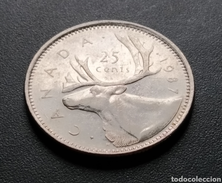 Monedas antiguas de Am&eacute;rica: MONEDA - CANADA 25 CENTS 1987 - Foto 3