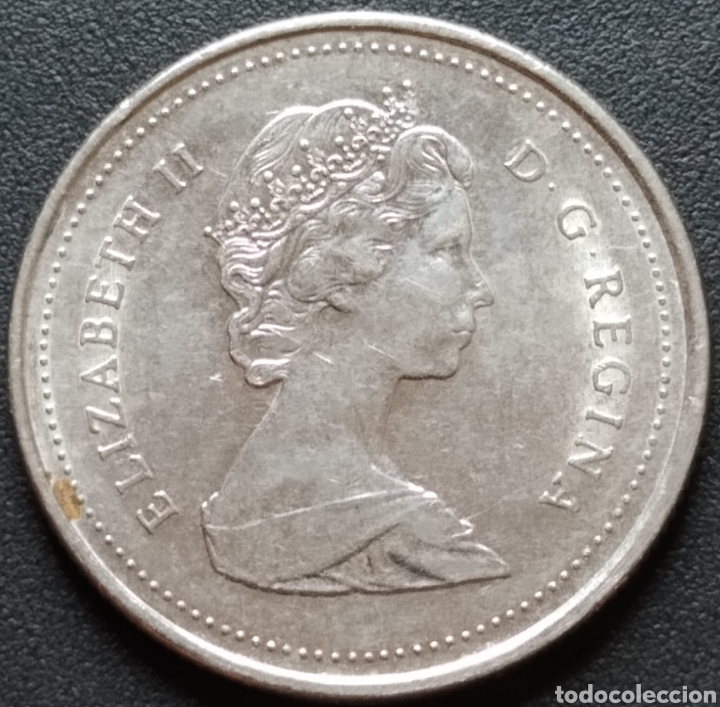 Monedas antiguas de Am&eacute;rica: MONEDA - CANADA 25 CENTS 1989 - Foto 2