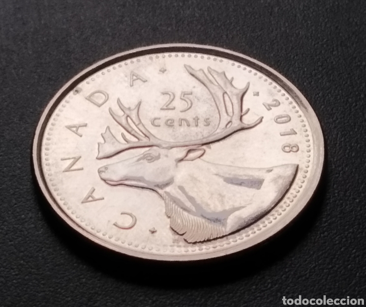Monedas antiguas de Am&eacute;rica: MONEDA - CANADA 25 CENTS 2018 - Foto 3