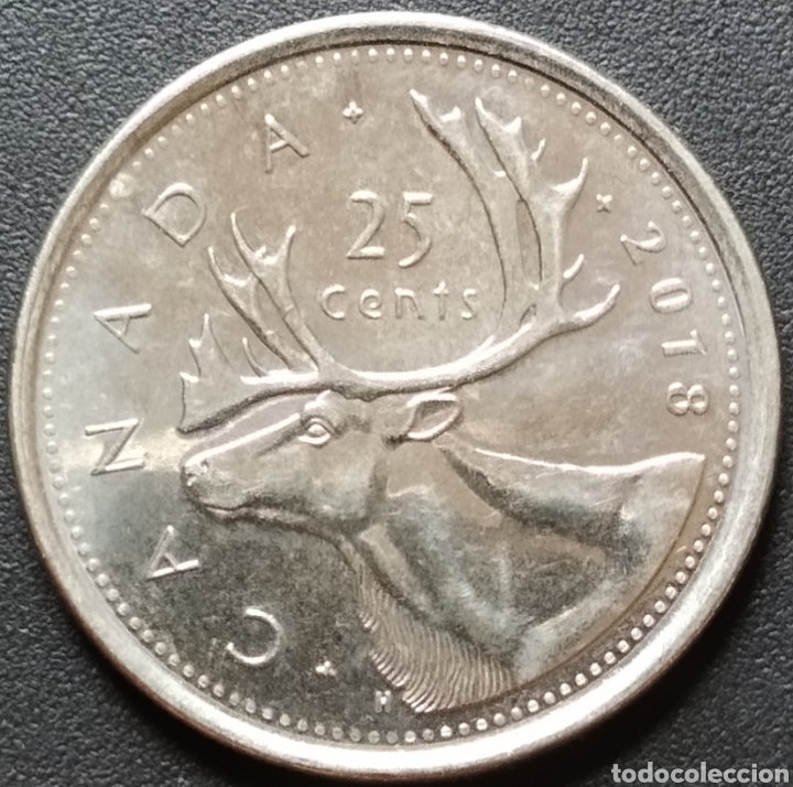 Monedas antiguas de Am&eacute;rica: MONEDA - CANADA 25 CENTS 2018 - Foto 1