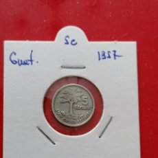 Monedas antiguas de América: PLATA, , MONEDA GUATEMALA, 5 CÉNTIMOS, 1957, MBC, 1,67 GR.,. Lote 354465608