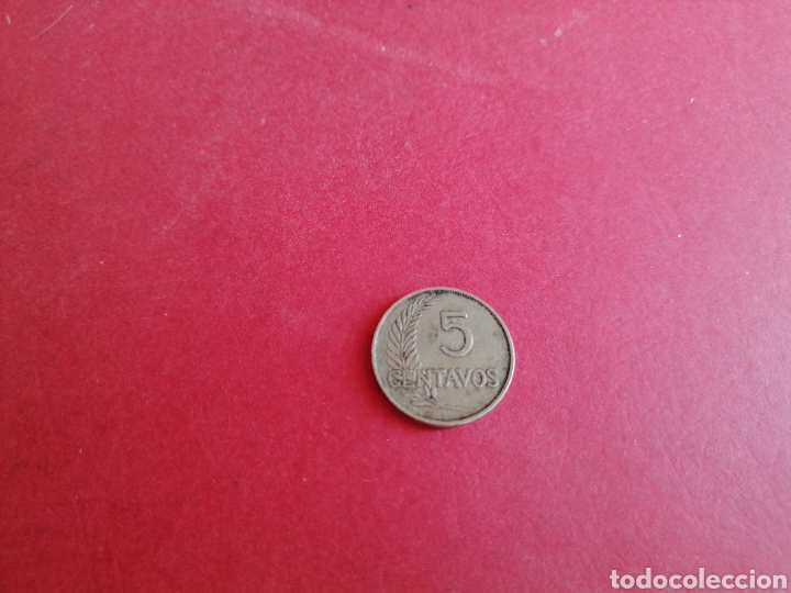Monedas antiguas de Am&eacute;rica: 5 centavos de Per&uacute; 1941 - Foto 2