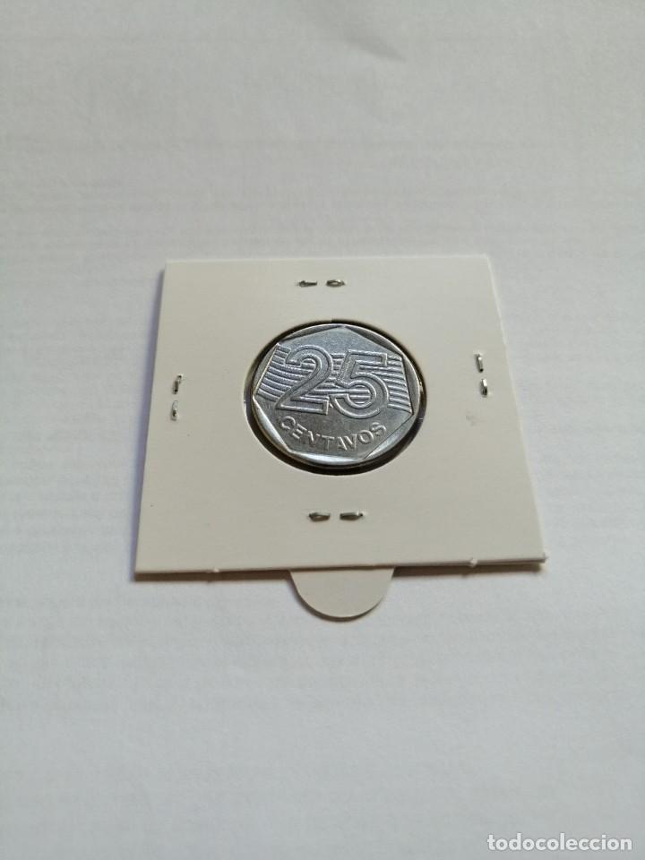 Monedas antiguas de Am&eacute;rica: Brasil 25 Centavos 1994 - Foto 2